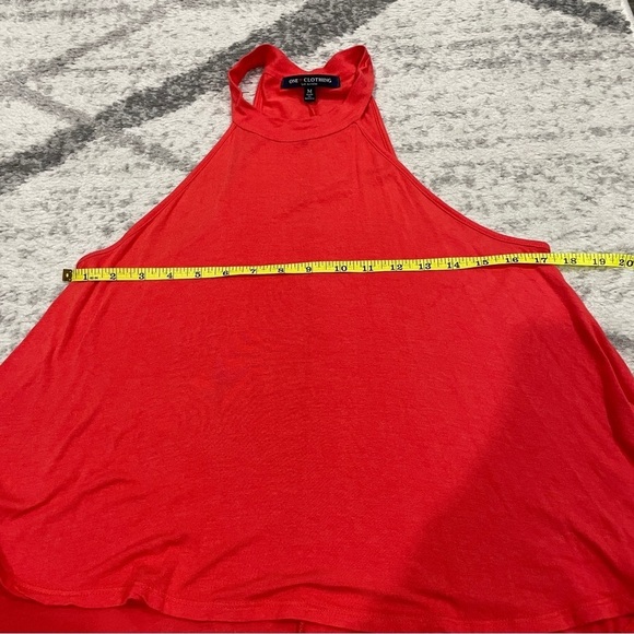 One Clothing Pink High Neck Tank Top - Picture 5 of 6